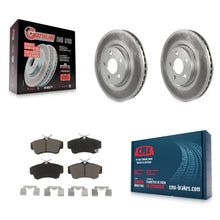 Charger l'image dans la galerie, Front Coated Disc Brake Rotors And Ceramic Pads Kit For Chrysler PT Cruiser