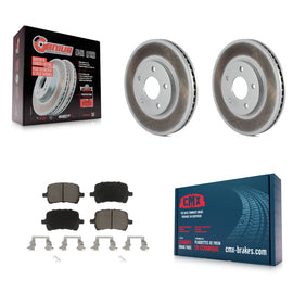 Front Coated Disc Brake Rotors And Ceramic Pads Kit For Chevrolet HHR