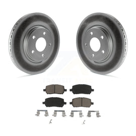 [Front] 10 Pontiac G5 With Rear Disc Brakes Premium Coated Rotors & Ceramic Pads Brake Kit For Max Braking