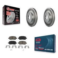 Charger l'image dans la galerie, Front Coated Disc Brake Rotors &amp; Ceramic Pad Kit For Chevrolet Cobalt Pontiac G5