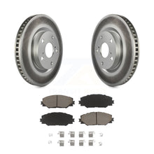 Charger l&#39;image dans la galerie, Front Coated Brake Rotor Ceramic Pad Kit For Toyota RAV4 Scion tC Matrix Pontiac