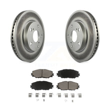 Charger l&#39;image dans la galerie, Front Coated Brake Rotors Ceramic Pad Kit For Toyota RAV4 Scion xB Prius V Lexus