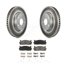 Load image into Gallery viewer, Front Coat Disc Brake Rotors Ceramic Pad Kit For Toyota Camry Lexus ES350 Avalon