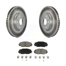 Charger l&#39;image dans la galerie, Front Coated Brake Rotor Ceramic Pad Kit For Toyota Corolla Scion xD Matrix Vibe