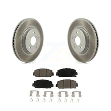 Load image into Gallery viewer, Front Coated Disc Brake Rotors And Ceramic Pads Kit For Honda CR-V