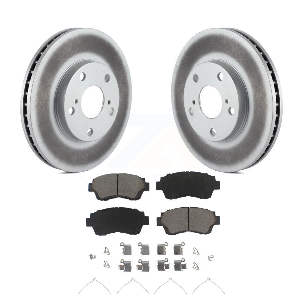 Front Coat Disc Brake Rotor Ceramic Pad Kit For Toyota Camry Sienna Avalon Lexus