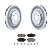 Charger l&#39;image dans la galerie, Front Coated Brake Rotor &amp; Ceramic Pad Kit For Toyota Sienna Camry Avalon Solara