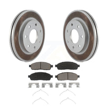 Charger l&#39;image dans la galerie, Front Coated Disc Brake Rotor Ceramic Pad Kit For Ford F-150 Lincoln Mark LT 4WD