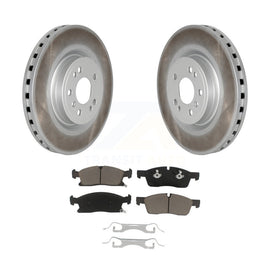 Front Coat Disc Brake Rotor Ceramic Pad Kit For Mercedes-Benz ML350 GLE350 ML250
