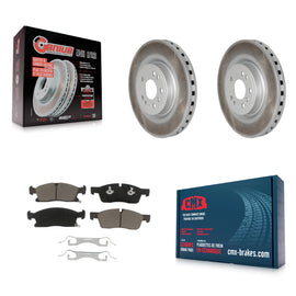 Front Coat Disc Brake Rotor Ceramic Pad Kit For Mercedes-Benz ML350 GLE350 ML250