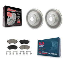 Front Coat Brake Rotor Ceramic Pad Kit For Subaru Forester Impreza Outback XV 86
