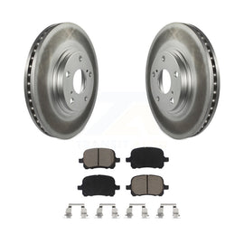 [Front] 1999-2001 Lexus RX300 Premium Coated Rotors & Ceramic Pads Brake Kit For Max Braking