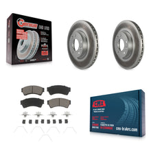 Charger l'image dans la galerie, Front Coat Brake Rotor Ceramic Pad Kit For Ford Fusion Mazda 6 Lincoln MKZ Milan