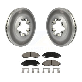 Front Coated Brake Rotor Ceramic Pad Kit For Chevrolet Colorado GMC Canyon Isuzu