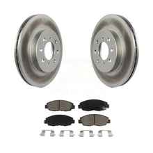 Charger l&#39;image dans la galerie, Front Coated Disc Brake Rotor &amp; Ceramic Pad Kit For Honda Civic Insight Acura EL