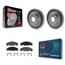 Charger l'image dans la galerie, [Front] 2008-2011 Ford Focus Premium Coated Rotors &amp; Ceramic Pads Brake Kit For Max Braking