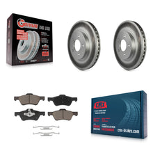 Charger l'image dans la galerie, Front Coated Brake Rotor &amp; Ceramic Pad Kit For Ford Escape Mercury Mariner Mazda