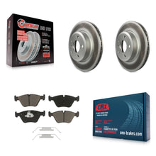 Charger l'image dans la galerie, [Front] 2004-2010 BMW X3 Premium Coated Rotors &amp; Ceramic Pads Brake Kit For Max Braking