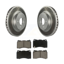 Load image into Gallery viewer, Front Coated Disc Brake Rotors And Ceramic Pads Kit For Cadillac ATS