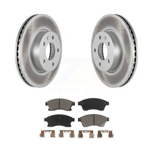 Load image into Gallery viewer, Front Coated Disc Brake Rotors And Ceramic Pads Kit For Cadillac ATS