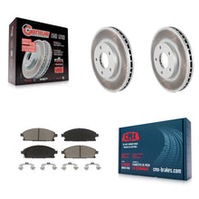 Charger l'image dans la galerie, [Front] 2004-2006 Nissan X-Trail Premium Coated Rotors &amp; Ceramic Pads Brake Kit For Max Braking