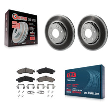 Charger l'image dans la galerie, Front Coated Brake Rotor Ceramic Pad Kit For Chevrolet Trailblazer GMC EXT Envoy