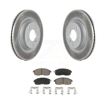 Load image into Gallery viewer, Front Coated Disc Brake Rotors And Ceramic Pads Kit For INFINITI G35 Nissan 350Z