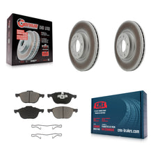 Charger l'image dans la galerie, Front Coated Disc Brake Rotors And Ceramic Pads Kit For Mazda 3 5 Sport