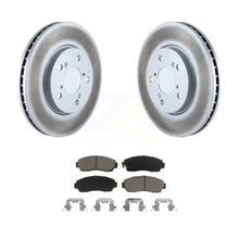 Charger l&#39;image dans la galerie, Front Coated Disc Brake Rotors And Ceramic Pads Kit For 2005-2010 Honda Odyssey