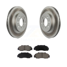 Charger l&#39;image dans la galerie, Front Coated Disc Brake Rotor &amp; Ceramic Pad Kit For 1992-1993 Acura Integra GS-R