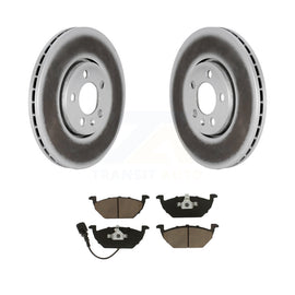 [Front] 2000-2001 Volkswagen Golf 2.0L Premium Coated Rotors & Ceramic Pads Brake Kit For Max Braking