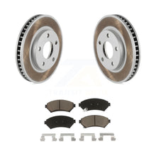 Charger l&#39;image dans la galerie, Front Coated Brake Rotor Ceramic Pad Kit For Buick LeSabre Century Pontiac Grand