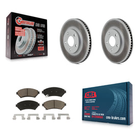 Front Coat Brake Rotors Ceramic Pad Kit For Chevrolet Buick Impala LeSabre Monte