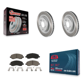 Front Coated Disc Brake Rotors And Ceramic Pad Kit For Mitsubishi Galant Eclipse