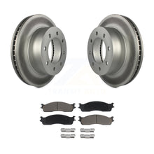 Load image into Gallery viewer, Front Coated Disc Brake Rotors And Ceramic Pads Kit For Dodge Ram 2500 1500 3500