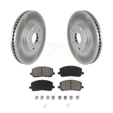 Load image into Gallery viewer, Front Coated Disc Brake Rotors And Ceramic Pads Kit For Toyota Highlander