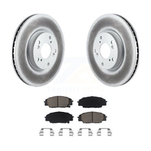 Load image into Gallery viewer, Front Coated Disc Brake Rotors And Ceramic Pad Kit For Honda Civic Acura RSX CSX