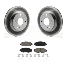 Charger l&#39;image dans la galerie, Front Coated Disc Brake Rotors And Ceramic Pads Kit For Honda Civic