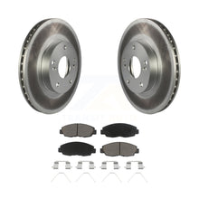 Load image into Gallery viewer, Front Coated Disc Brake Rotors Ceramic Pad Kit For 2014-2015 Honda Civic Touring