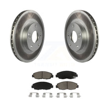 Load image into Gallery viewer, Front Coated Disc Brake Rotors And Ceramic Pads Kit For 2011 Honda Civic GX