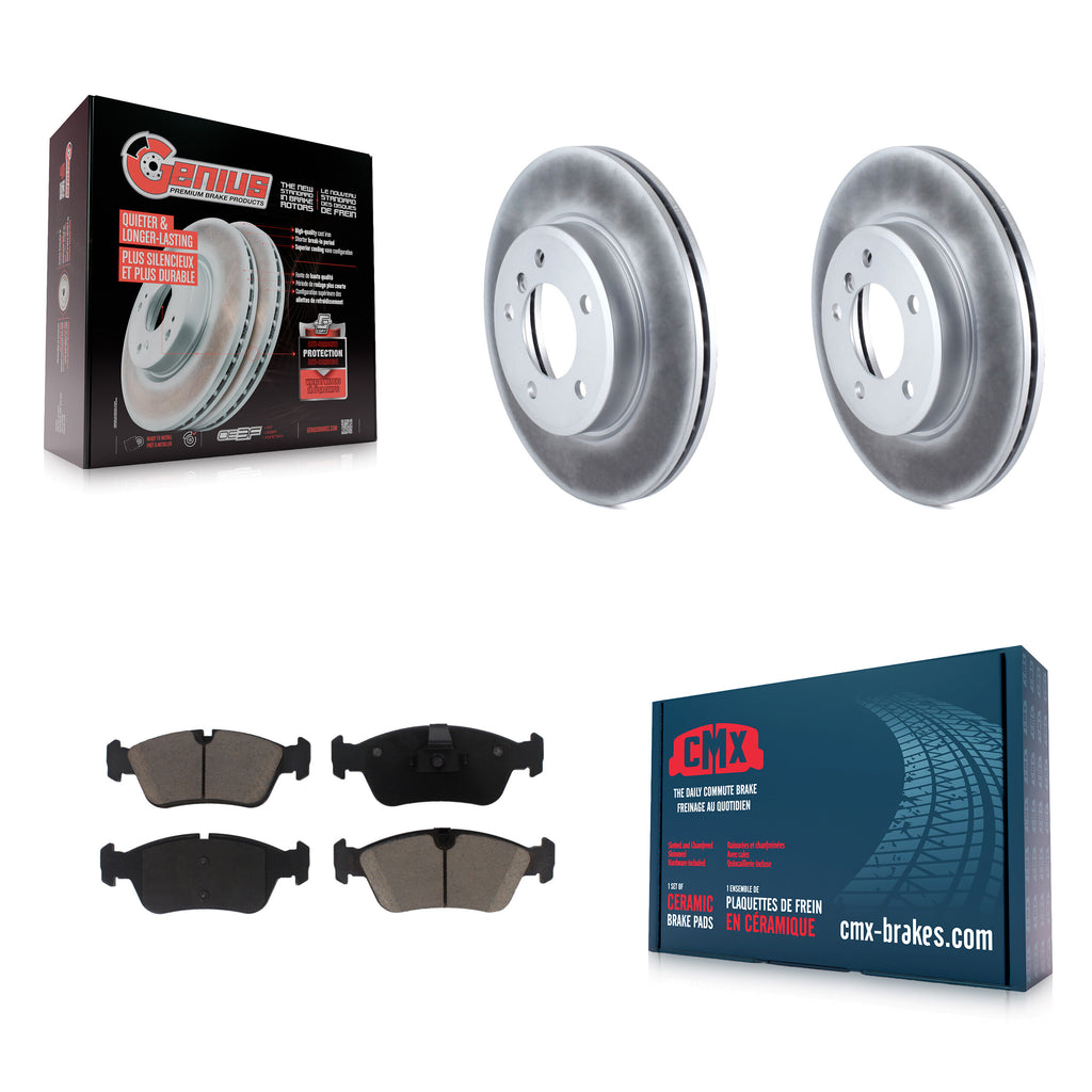 Front Coat Brake Rotors Ceramic Pad Kit For BMW 325i 325Ci Z4 325xi Z3 323i 328i