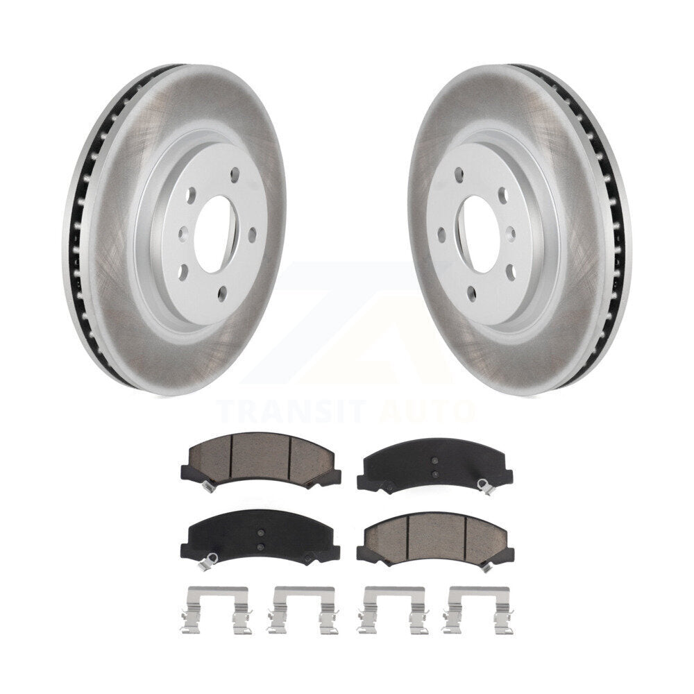 Front Coat Brake Rotors Ceramic Pad Kit For Chevrolet Impala Buick Lucerne Monte