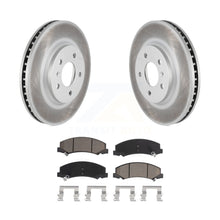 Charger l&#39;image dans la galerie, Front Coat Brake Rotors Ceramic Pad Kit For Chevrolet Impala Buick Lucerne Monte