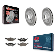 Charger l'image dans la galerie, Front Coated Disc Brake Rotors And Ceramic Pads Kit For Ford Focus