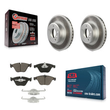 Charger l'image dans la galerie, Front Coat Brake Rotor Ceramic Pad Kit For BMW 530i 528i 525i 530xi 535xi xDrive