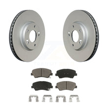 Load image into Gallery viewer, Front Coat Brake Rotor Ceramic Pad Kit For 2015 Hyundai Veloster Tech RE FLEX SE