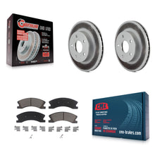 Load image into Gallery viewer, Front Coated Disc Brake Rotors And Ceramic Pads Kit For Jeep Grand Cherokee