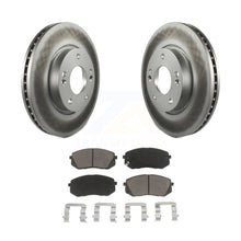 Load image into Gallery viewer, Front Coated Disc Brake Rotors And Ceramic Pads Kit For 2010-2012 Kia Rondo