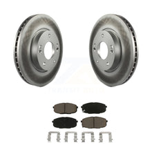 Load image into Gallery viewer, Front Coated Disc Brake Rotors And Ceramic Pads Kit For Hyundai Elantra