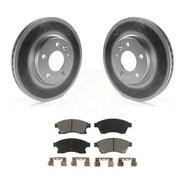 [Front] 2012-2013 Buick Verano Premium Coated Rotors & Ceramic Pads Brake Kit For Max Braking